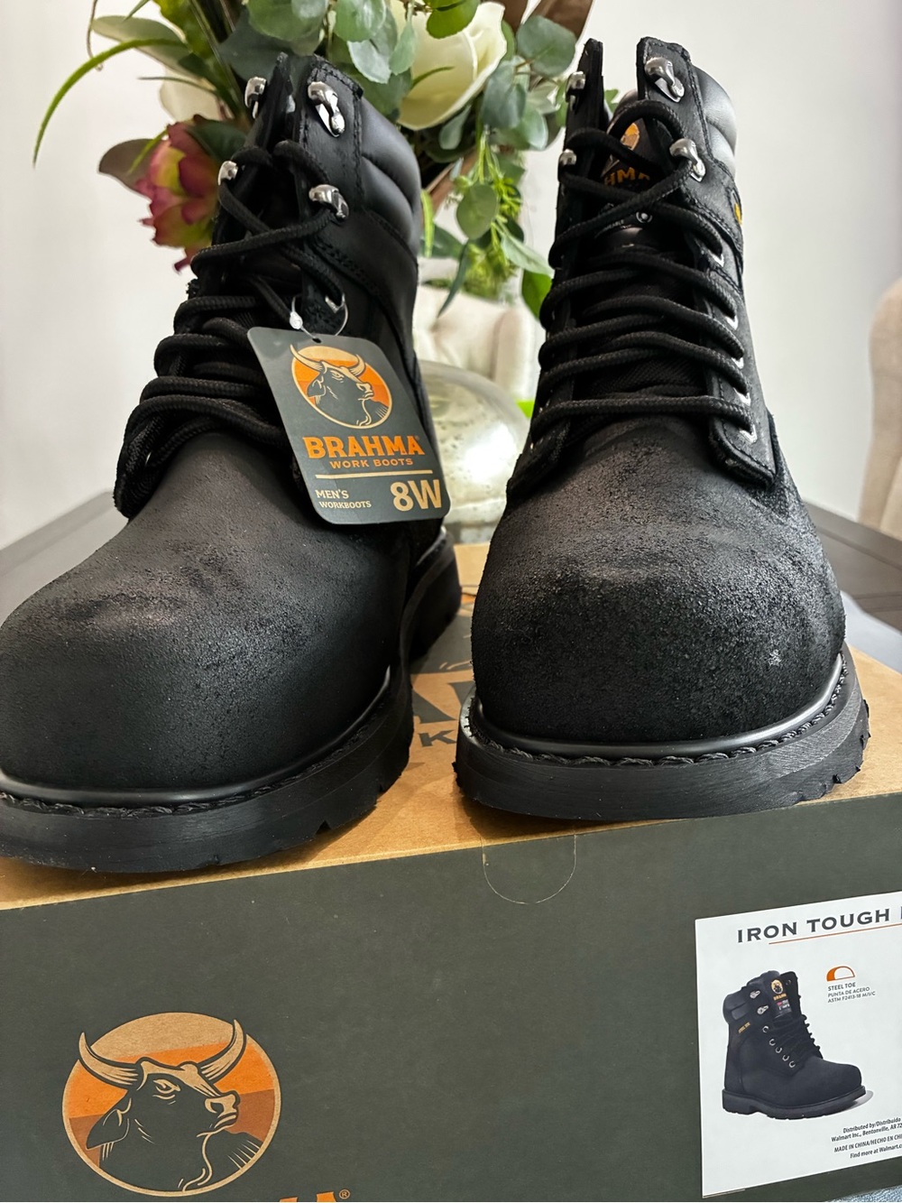 Brahma Work boots size 8 Wide